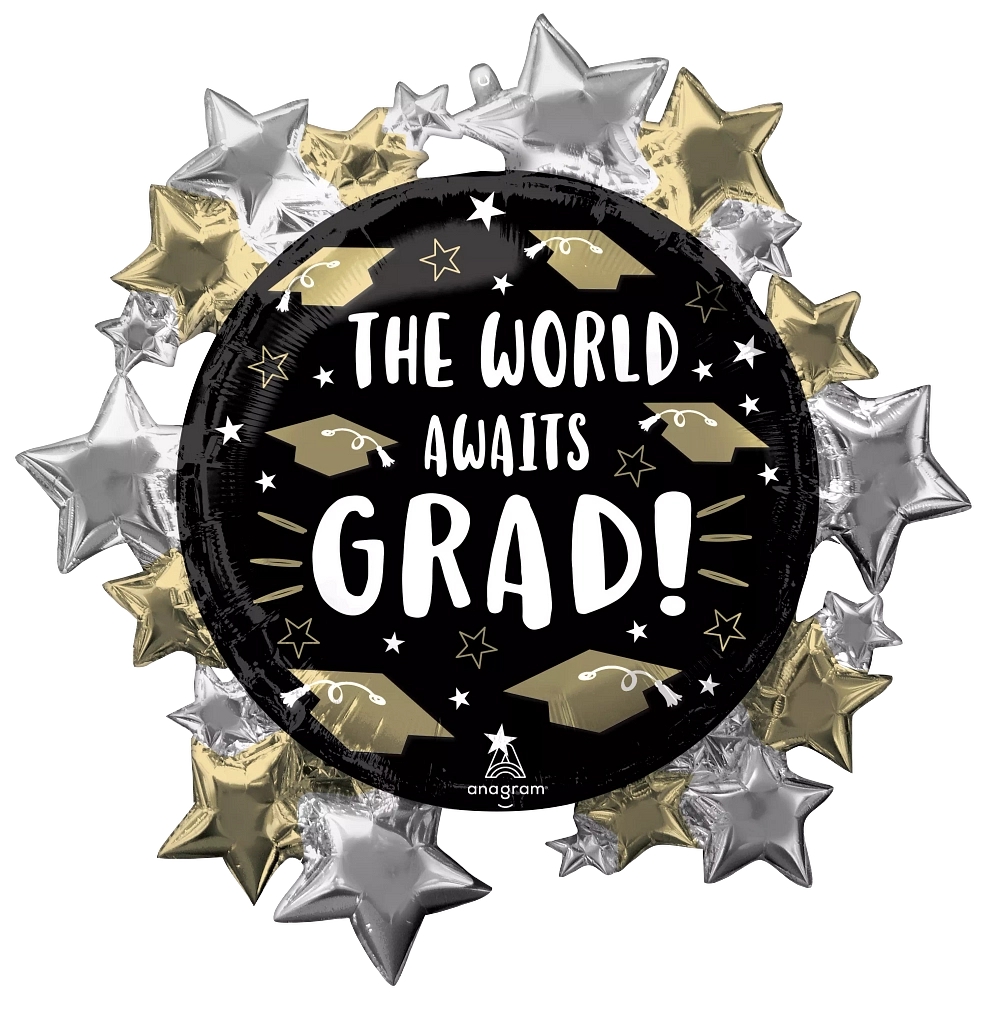 Anagram 30" The World Awaits Grad!